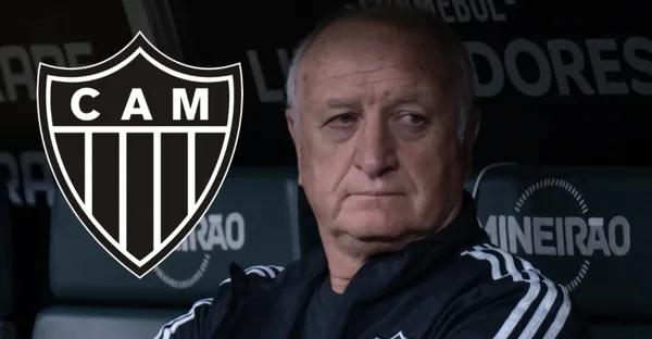 Felipão no banco de reservas do Mineirão