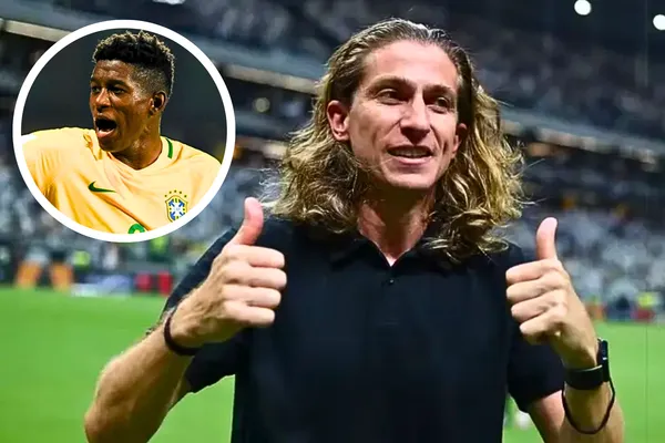 Filipe Luís aprova chegada de Vitão, zagueiro do Internacional