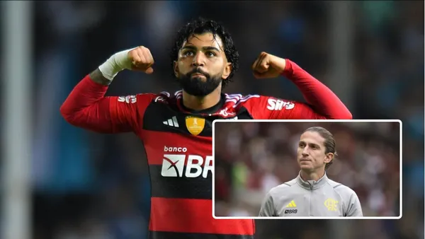 Filipe Luís - Gabigol (Foto: Flamengo)