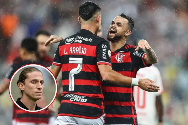 Filipe Luís no detalhe