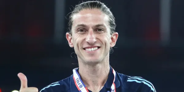 Filipe Luís, técnico do Flamengo. (Gilvan de Souza / CR Flamengo)