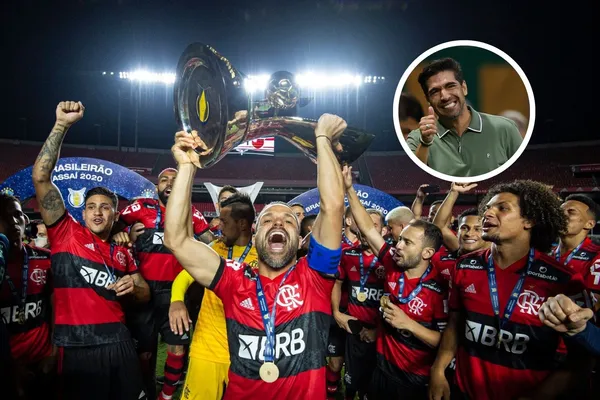 Fla comemora conquista do Brasileirão em 2020