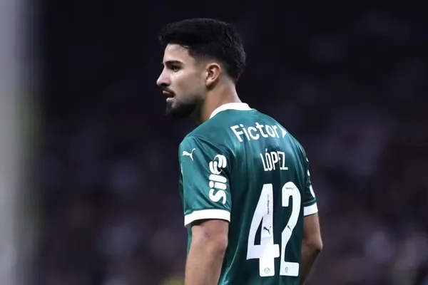 Flaco López em Corinthians x Palmeiras — Foto: Marcello Zambrana/AGIF