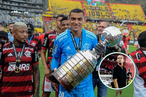 Flamengo comemora conquista da América em 2022