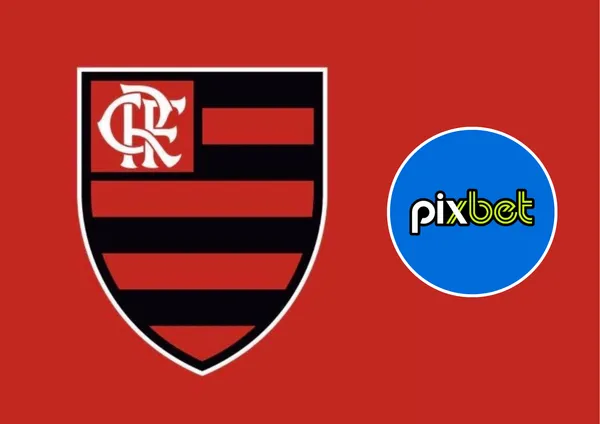 Flamengo e o logo do PixBet