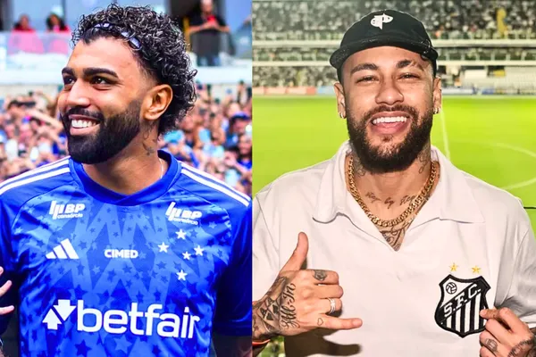 Gabigol (Cruzeiro) e Neymar (Santos) devem receber os maiores salários do Brasil