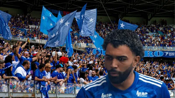 Gabigol em 1° plano