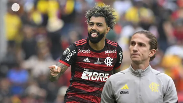 Gabigol - Filipe Luís (Foto: Flamengo)