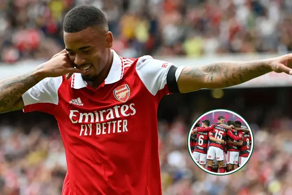 Gabriel Jesus em destaque pelo Arsenal