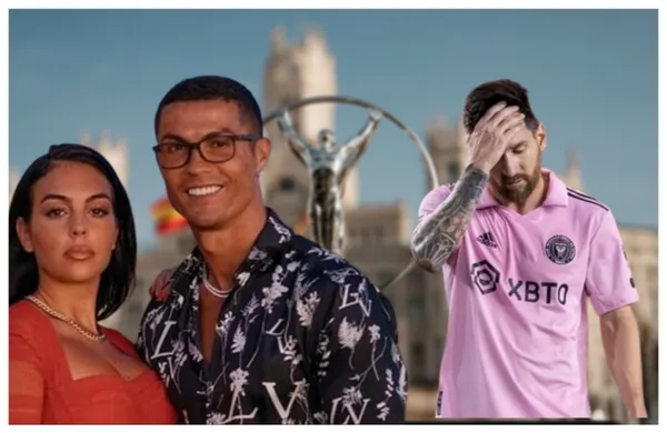 Georgina e Cristiano Ronaldo, Messi triste com a camisa do Inter Miami