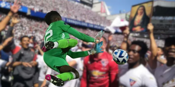 Goleiro da LDU protagonizou momento curioso durante a final