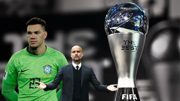 Guardiola comemorou vitória de seu goleiro