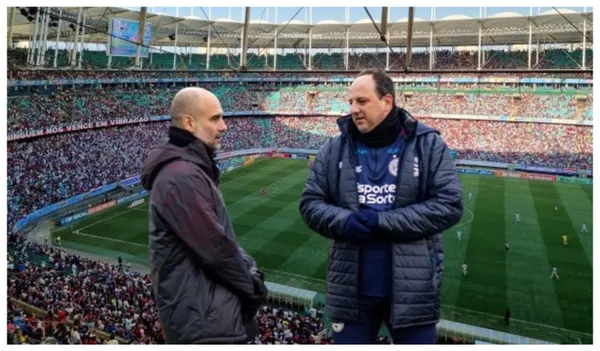 Guardiola e Rogério Ceni