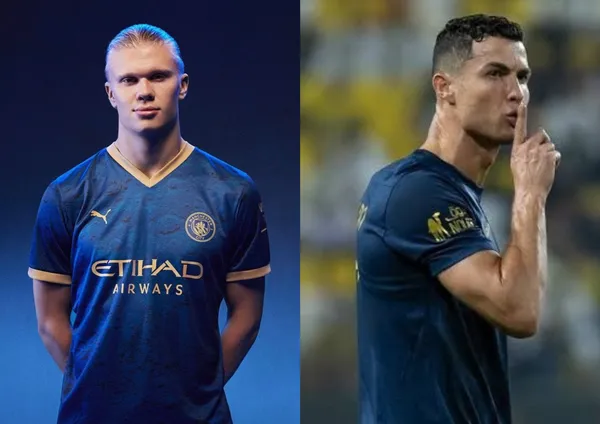 Haaland e Cristiano Ronaldo