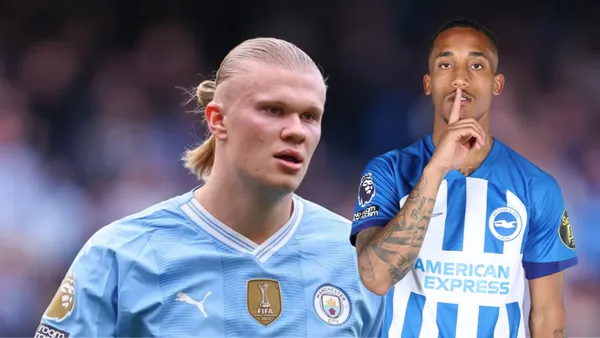 Haaland em ação pelo City e João Pedro no Brighton