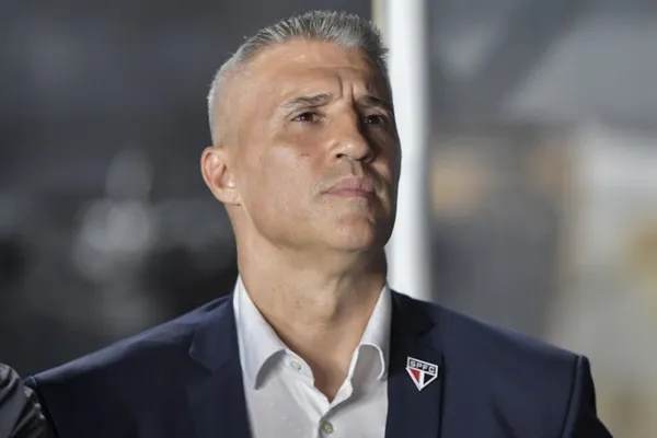 Hernán Crespo em Vasco x São Paulo — Foto: Thiago Ribeiro/AGIF