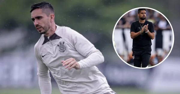 Igor Coronado e António Oliveira no Corinthians