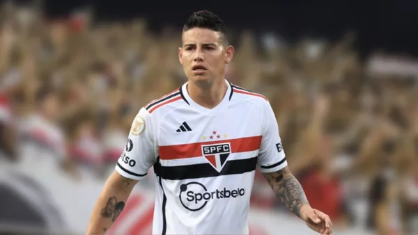James Rodríguez muda de numeração no São Paulo