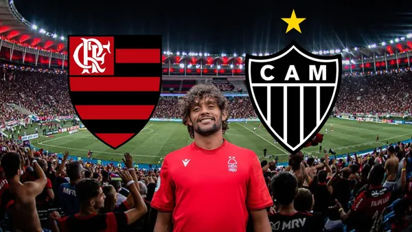 Jogador está no meio de uma mesa disputada entre o Flamengo e o Atlético Mineiro