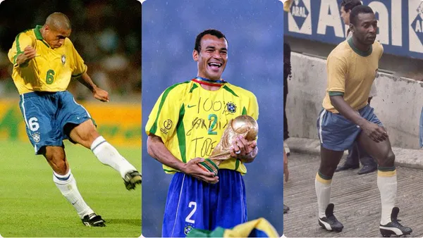 Jogadores brasileiros com mais minutos jogados na Seleção / X