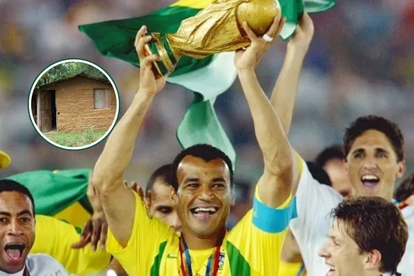 Jogadores comemoram o Penta