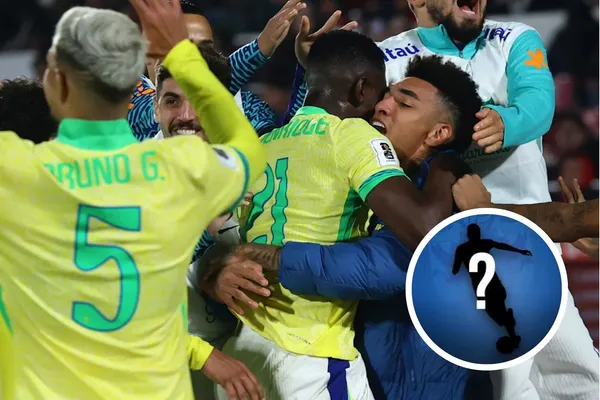 Jogadores da Seleção comemoram durante partida