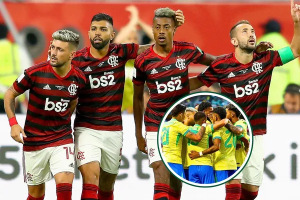 Jogadores do Flamengo em destaque