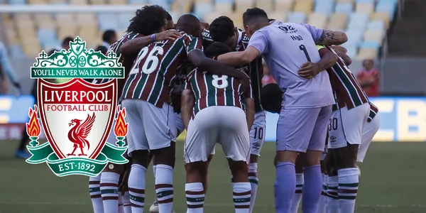 Jogadores do Fluminense antes de partida