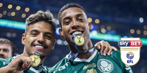 Jogadores do Palmeiras comemoram o título do Campeonato Brasileiro
