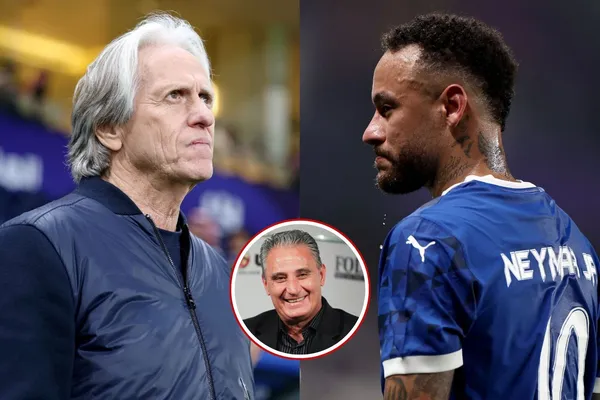 Jorge Jesus e Neymar em destaque