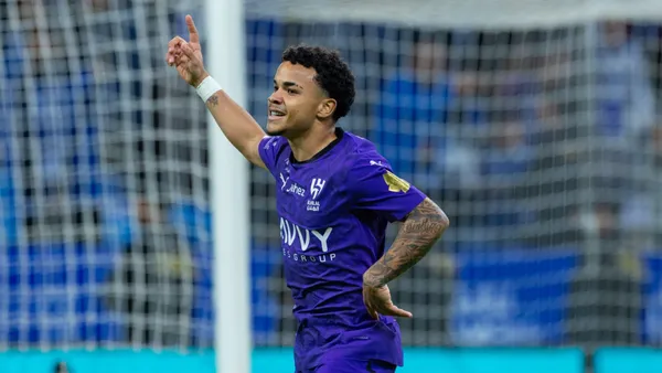 Kaio César em partida pelo Al Hilal. Foto: Al Hilal FC