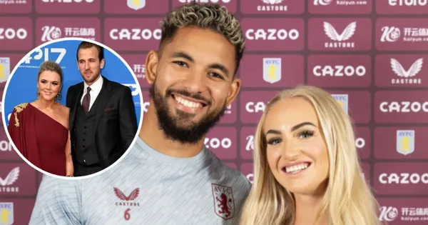 Kane e Douglas Luiz com suas mulheres