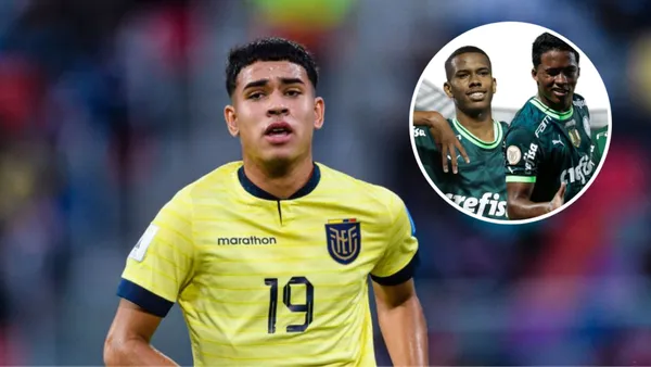 Kendry Páez pelo Equador ao lado de Endrick e Estêvão no Palmeiras