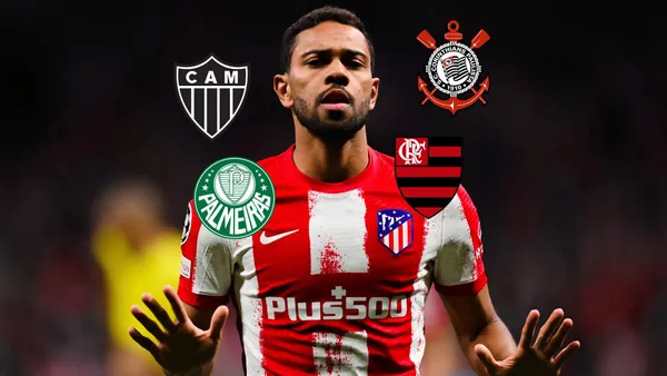 Lateral do Atlético de Madrid demonstrou interesse em retornar ao futebol brasileiro