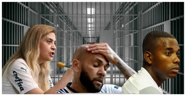 Leila Pereira, Daniel Alves e Robinho