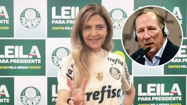Leila Pereira no Palmeiras e John Textor durante CPI do Senado