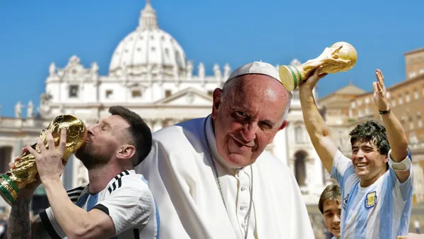 Líder da igreja católica respondeu a fiel que perguntou sobre Messi ou Maradona