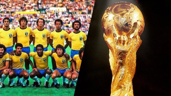 Lndas do futebol brasileiro nunca ganharam uma Copa do Mundo / X