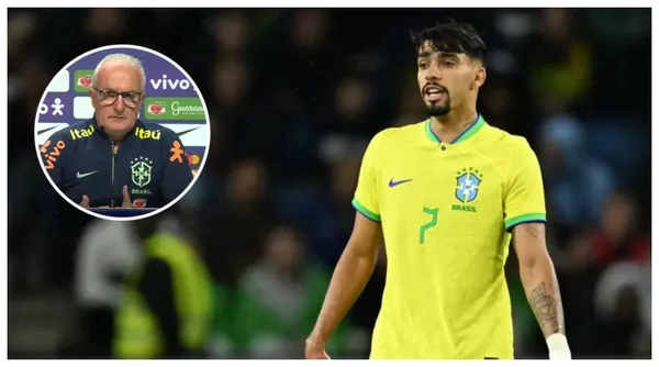Lucas Paquetá com a camisa da Seleção Brasileira