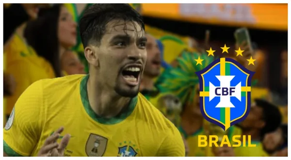 Lucas Paquetá com a camisa da Seleção Brasileira