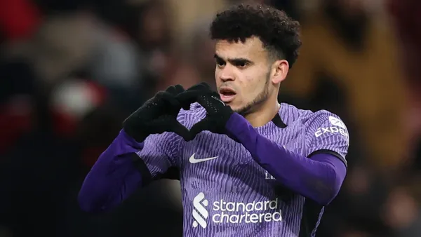 Luis Diaz marca para o Bayern de Munique e vai frustrando os planos do Real Madrid de Vini Jr. Foto: Ritabrata Banerjee/Getty Images
