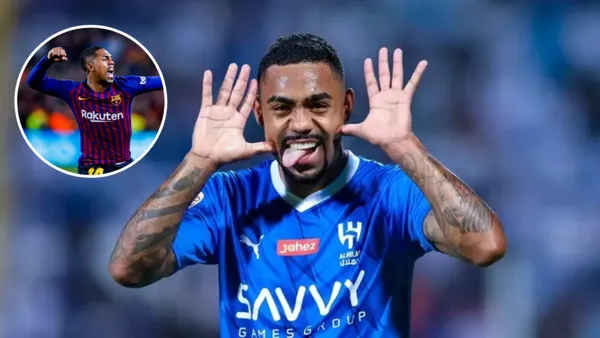 Malcom em ação no Barcelona e Al-Hilal