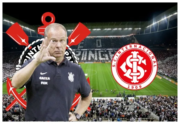 Mano Menezes com a camisa do Corinthians