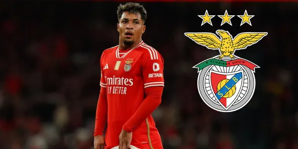 Marcos Leonardo em ação pelo Benfica