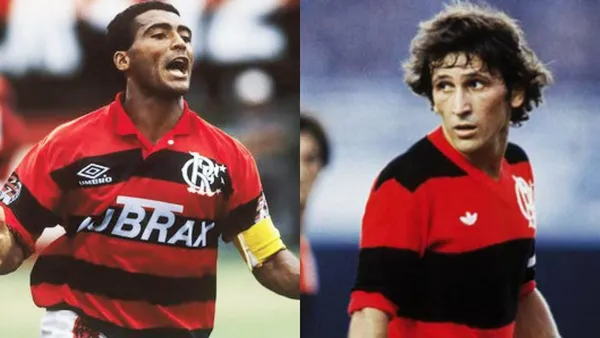 Mengão já teve grandes jogadores em sua equipe
