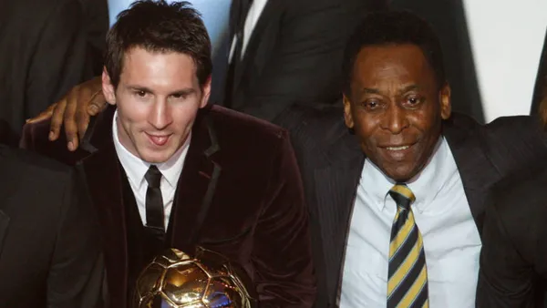 Messi postou foto em homenagem a Pelé