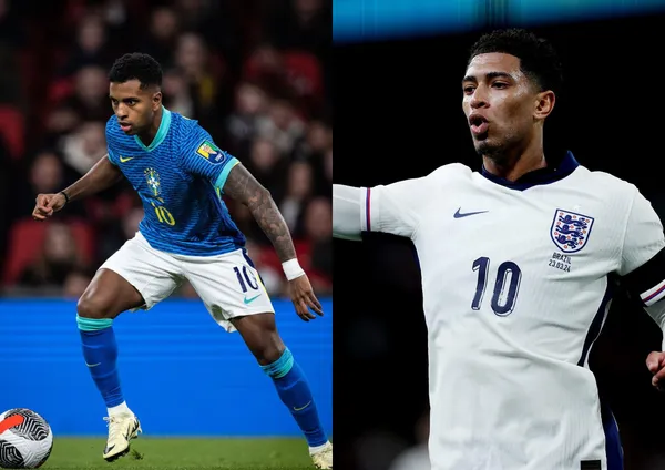 Neste sábado, as estrelas do Real Madrid estiveram em lados opostos do campo