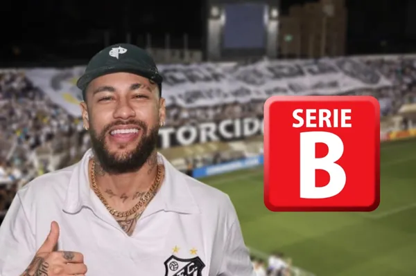 Neymar com a camisa do Santos