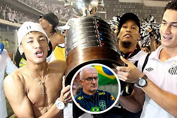Neymar e Ganso nos tempos de Santos