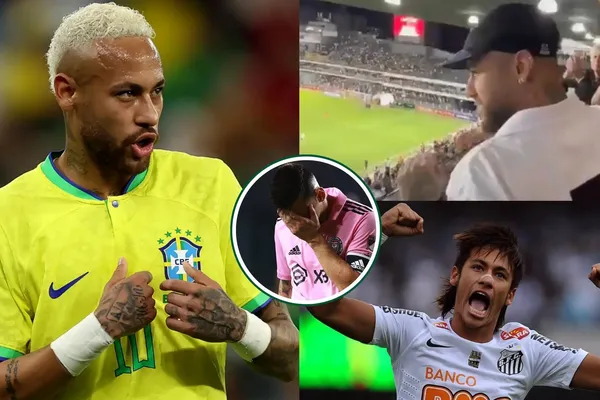Neymar em destaque pelo Santos e Seleção Brasileira
